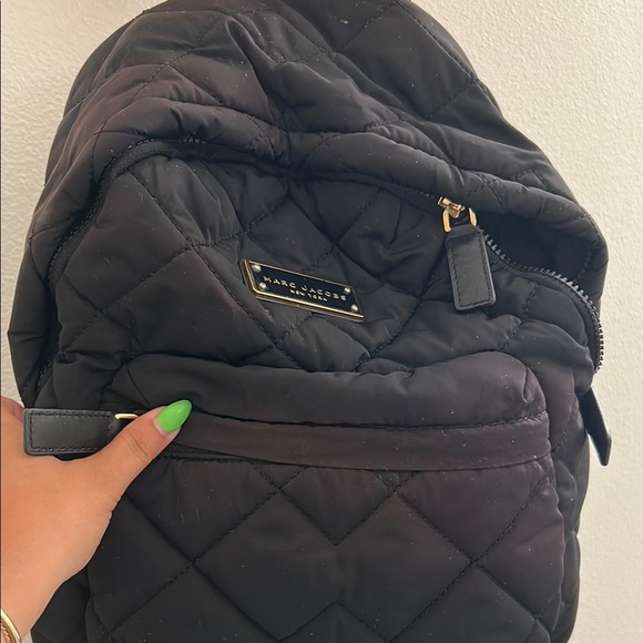 Marc Jacobs Black Quilted Backpack - Picture 5 of 11